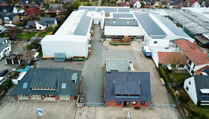 PV-Anlage der PS Laser GmbH & Co. KG