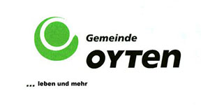Logo Gemeinde Oyten mit Slogan Leben und mehr