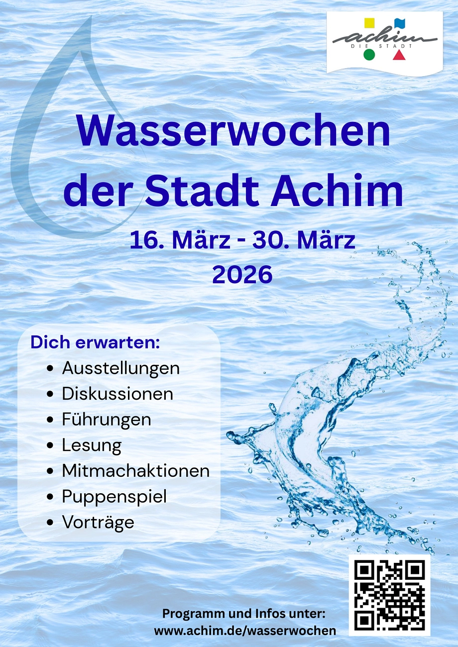 Wasserwochen Stadt Achim 2026 (Poster Ver.) Wasserwochen Stadt Achim 2026 (Poster Ver.)